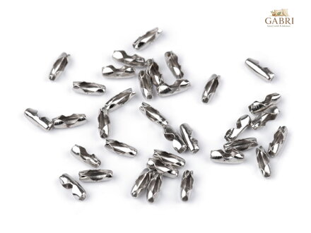 Spojka / koncovka na kuličkový řetízek 3x8 mm