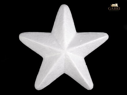 Hvězda 3D Ø14 cm polystyren