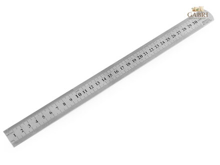 Kovové pravítko délka 30 cm