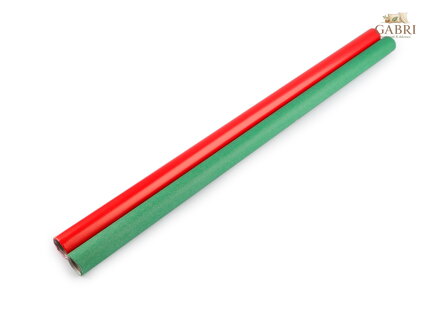 Balicí papír vánoční jednobarevný 0,7x2 m