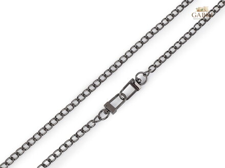 Řetízek na kabelky s karabinou délka 125 cm, šíře 6 mm