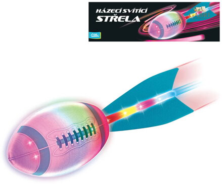 ALBI SCIENCE Házecí svítící střela na baterie USB LED Světlo