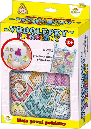 Vodolepky Moje první pohádky Princezny set 12ks v síťce s přísavkami do vany
