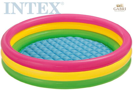 INTEX Bazén dětský kulatý 147x33cm nafukovací brouzdaliště 57422