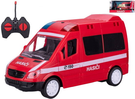RC Auto hasiči na vysílačku 27MHz na baterie CZ Světlo Zvuk
