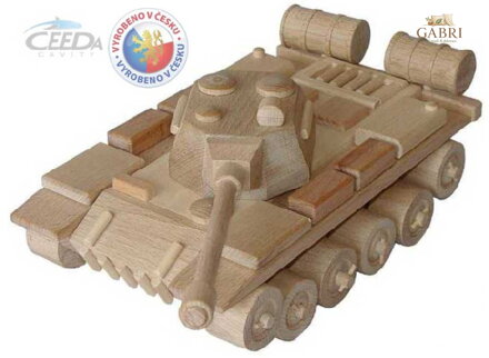 CEEDA DŘEVO Tank RUSKÝ *DŘEVĚNÉ HRAČKY*