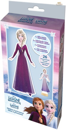 JIRI MODELS Magnetické oblékání + omalovánky Frozen (Ledové Království) Elsa