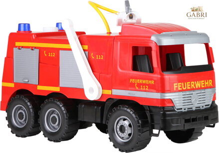 LENA GIGA TRUCKS Auto Mercedes hasiči s vodním dělem stříká vodu