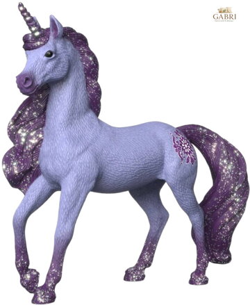 SCHLEICH Bayala kůň hřebec Orchid jednorožec figurka ručně malovaná