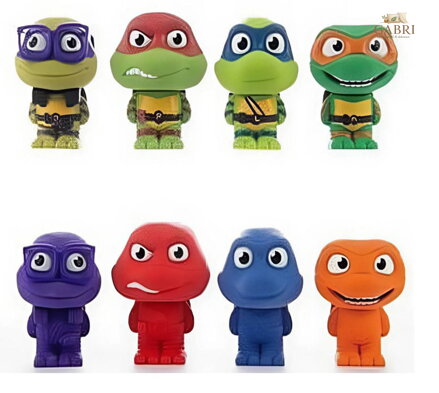 Figurka Želvy Ninja skládací postavička mazací guma 2v1 s překvapením