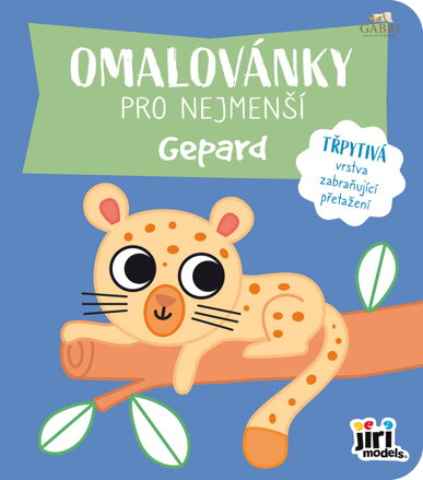 JIRI MODELS Omalovánky pro nejmenší Gepard