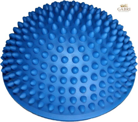 MERCO Masážní balanční foot podložka 16cm rehabilitační ježek modrý