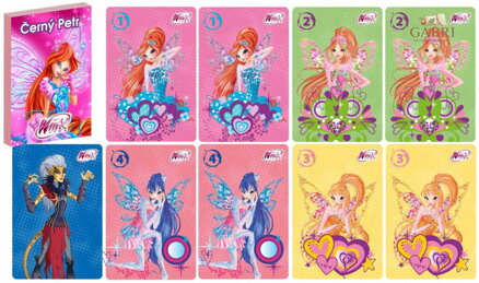 AKIM Hra karetní Černý Petr Winx Club *SPOLEČENSKÉ HRY*