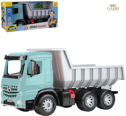 LENA GIGA TRUCKS Auto nákladní sklápěč Arocs tyrkysový funkční