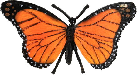 Motýl Monarcha stěhovavý (babočka) 11cm zvířátko plastová figurka Zooted