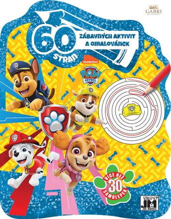 JIRI MODELS Sešit 60 aktivit Tlapková Patrola (Paw Patrol) set se samolepkami