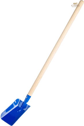 DŘEVO Lopata dětské nářadí modrá s násadou 80cm kov *DŘEVĚNÉ HRAČKY*