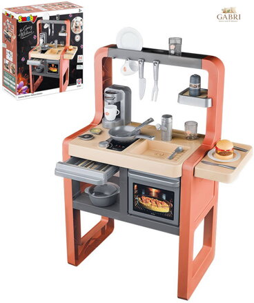 SMOBY Kuchyňka elektronická dětské kuchyňské studio na baterie Zvuk