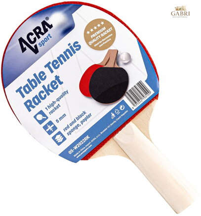ACRA Raketa na stolní tenis základní pálka pro reakreační hru ping-pong