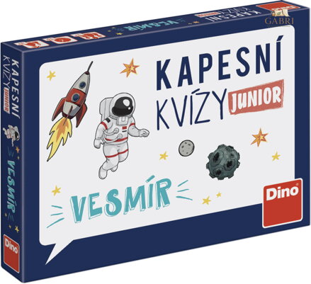 DINO Kapesní kvízy Junior Vesmír 106 otázek