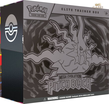 Pokémon TCG: ME05 Pitch Black Elite Trainer Box set 9x booster s doplňky
