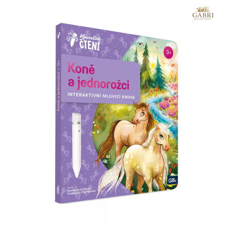 ALBI Kouzelné čtení Kniha interaktivní Koně a jednorožci