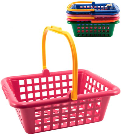 LORI 232 Košík nákupní dětský 30x11x27cm plastový 4 barvy