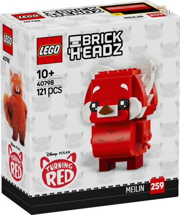 LEGO BRICKHEADZ Panda červená Mei 40798 STAVEBNICE