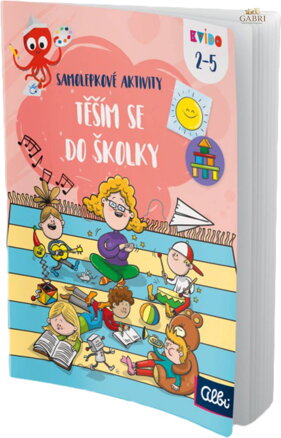 ALBI Kvído Samolepkové aktivity: Těším se do školky kreativní sešit
