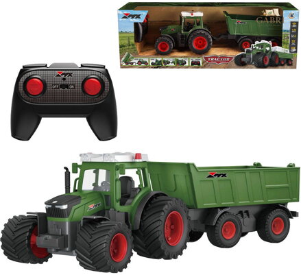 RC Traktor set s valníkem na vysílačku 2,4GHz na baterie Světlo