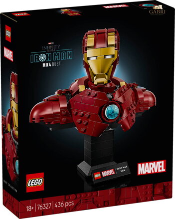 LEGO MARVEL Busta Iron Man MK4 76327 STAVEBNICE