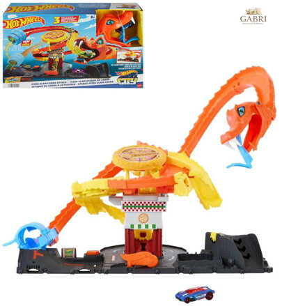 MATTEL HOT WHEELS City Kobra útočí herní set s autíčkem