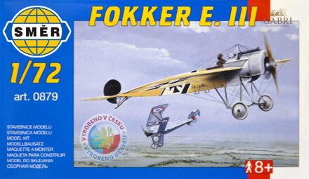 SMĚR Model letadlo Fokker E.III 1:72 (stavebnice letadla)