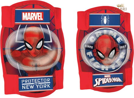 SEVEN Chrániče loktů a kolen Spiderman set 1 pár růžové dětské