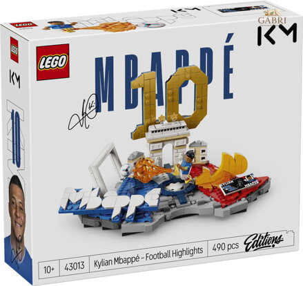 LEGO EDITIONS Kylian Mbappé Hvězdné momenty fotbalu 43013 STAVEBNICE