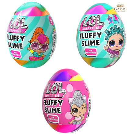 L.O.L. Surprise! Sliz pěnový antistresový 140ml vajíčko 3 druhy