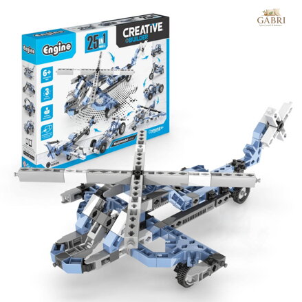 ENGINO Creative Builder 148 dílků vozidla 25v1 konstrukční STAVEBNICE