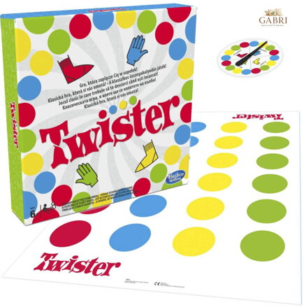 HASBRO TWISTER hra CZ, SK *SPOLEČENSKÉ HRY*
