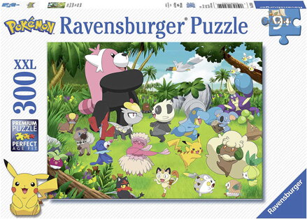 RAVENSBURGER Puzzle XXL Divocí Pokémoni 49x36cm skládačka 300 dílků