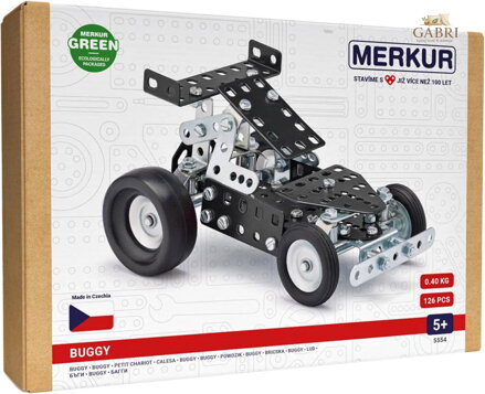 MERKUR 055 Buggy 10 modelů 126 dílků *KOVOVÁ STAVEBNICE*