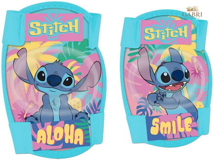 SEVEN Chrániče loktů a kolen Stitch set 1 pár modré dětské