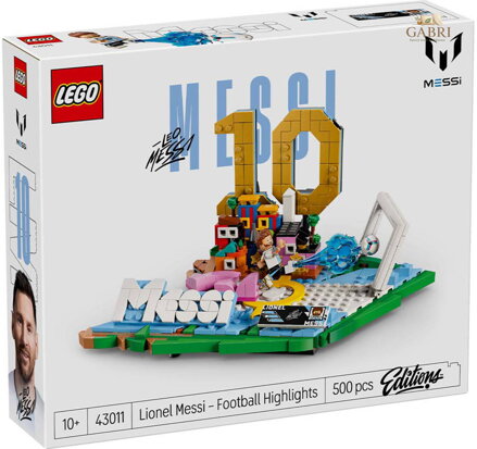 LEGO EDITIONS Lionel Messi Hvězdné momenty fotbalu 43011 STAVEBNICE