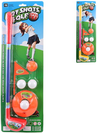 Golfový dětský set pálka se 3 míčky s doplňky 2 barvy
