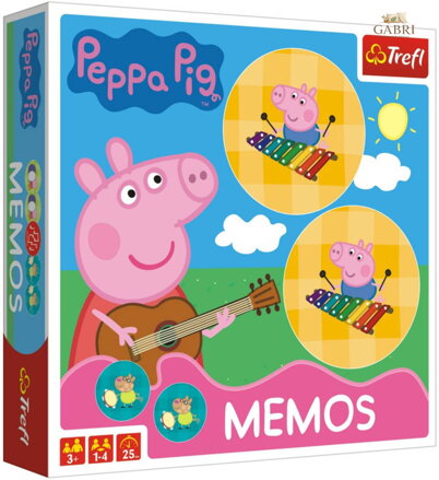 TREFL Hra Pexeso prasátko Peppa Pig *SPOLEČENSKÉ HRY*