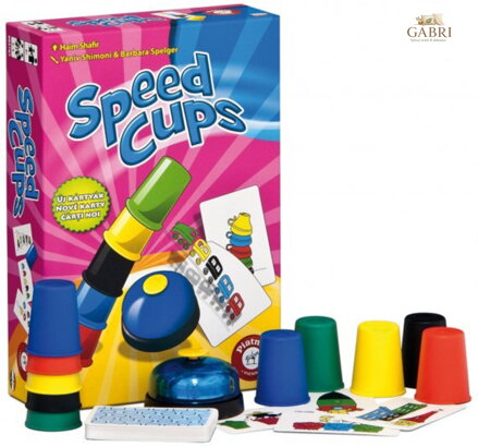 PIATNIK Hra Speed Cups zábava s kalíšky *SPOLEČENSKÉ HRY*