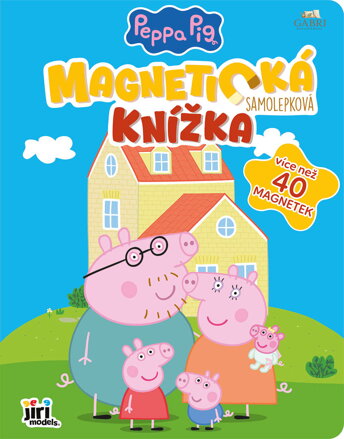 JIRI MODELS Magnetická samolepková knížka prasátko Peppa Pig