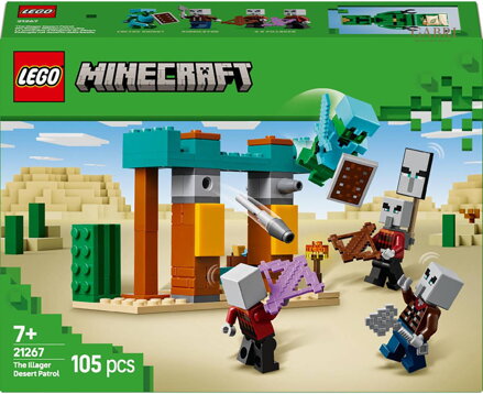 LEGO MINECRAFT Pouštní hlídka zákeřníků 21267 STAVEBNICE