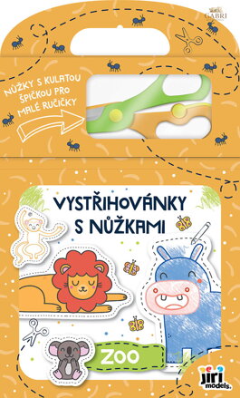 JIRI MODELS Vystřihovánky s nůžkami Zvířátka ZOO sešit s aktivitami