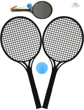 LORI 226 Set plastový na soft tenis 2 rakety a míček v síťce