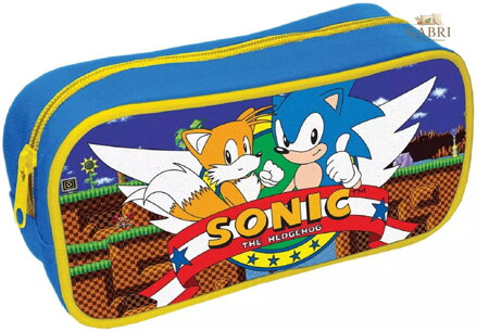 EP Line dětský penál Ježek Sonic školní pouzdro na zip